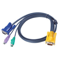 ATEN 2L-5203P KVM-Kabel VGA PS/2 schwarz 3m