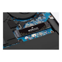 M.2 2TB CORSAIR MP600 ELITE verschlsselt 2280 - PCIe 4,0 x4 (NVMe) - 256-Bit-AES (CSSD-F2000GBMP600ENH)