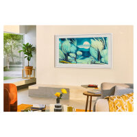 125cm/50" (3840x2160) Samsung The Frame 16:9 4K QLED 50Hz HDMI USB LAN WLAN Bluetooth VESA Speaker HDR10+ Smart Black