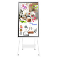 138,7cm/55" (3840x2160) Samsung WM55FX 16:9 4K VA 9,5ms HDMI USB-C USB LAN WLAN Bluetooth VESA Speaker Touch 12/7 White Gray