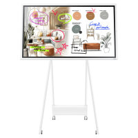 138,7cm/55" (3840x2160) Samsung WM55FX 16:9 4K VA 9,5ms HDMI USB-C USB LAN WLAN Bluetooth VESA Speaker Touch 12/7 White Gray
