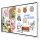 189,2cm/75" (3840x2160) Samsung WM75FX 16:9 4K VA 8ms HDMI USB-C USB LAN WLAN Bluetooth VESA Speaker Touch 12/7 White Gray