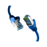 EFB RJ45 Patchkabel mit Cat7 Rohkabel 30.00m blau