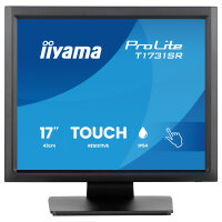 43,0cm/17" (1280x1024) iiyama ProLite T1731SR-B2S 5:4 TN 5ms 75Hz HDMI DisplayPort VGA VESA Speaker Touch Black