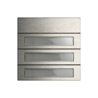 GIRA 5533920 Ruftastenmodul 3f System 106 Edelstahl