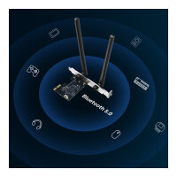 TP-LINK Mercusys MA30E AC1200 Wi-Fi Bluetooth PCIe Adapter