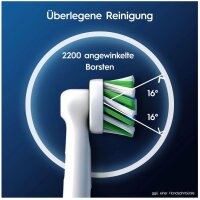 Oral-B Aufsteckbürsten CrossAction Pro 4er Weiß