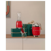 SMEG PBF01RDEU Mixer aus Edelstahl, rot
