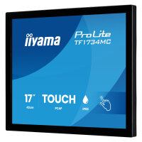 43,0cm/17" (1280x1024) iiyama ProLite TF1734MC-B8X 5:4 TN 5ms 75Hz HDMI DisplayPort VGA VESA Touch Black