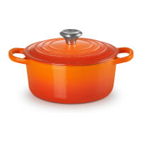 Le Creuset Signature Bräter rund 18 cm ofenrot