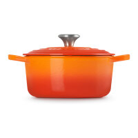 Le Creuset Signature Bräter rund 18 cm ofenrot
