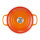Le Creuset Signature Bräter rund 18 cm ofenrot
