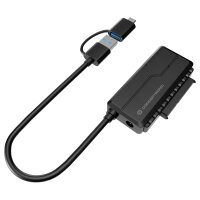 CONCEPTRONIC Adapter USB-A/-C3.0->SATA 22Pin St/Bu...