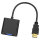 CONCEPTRONIC Adapter HDMI->VGA 1080/60Hz 0.25m sw