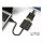 CONCEPTRONIC Adapter HDMI->VGA 1080/60Hz 0.25m sw