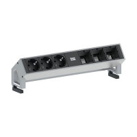 BACHMANN DESK2 3x Schutzkontakt 3x ABD GST18 Inox