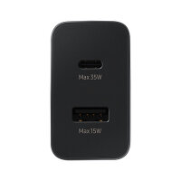 Samsung Power Adapter Duo 35W Netzteil Micro + USB Type-C black