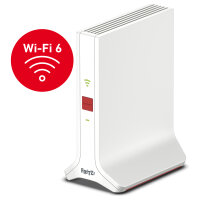 FRITZ! Repeater 3000 AX - Wi-Fi-Range-Extender - 1GbE - Wi-Fi 6 - 2,4 GHz (1 Band)