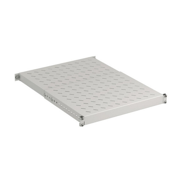 EFB 19" 1HE Schwerlast Fachboden, tiefenverstellbar 150 kg, Schranktiefe 800..1000