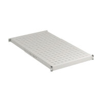 EFB 19" 1HE Schwerlast Fachboden, tiefenverstellbar 150 kg, Schranktiefe 800..1000