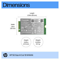 HP 5G Sub-6 Cat 19 WWAN