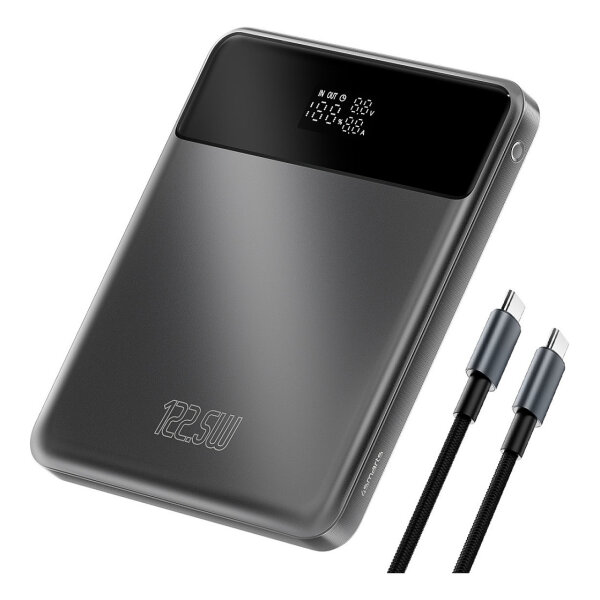 4smarts Powerbank Enterprise Slim 20000mAh 122.5W. spacegrau