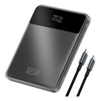 4smarts Powerbank Enterprise Slim 20000mAh 122.5W. spacegrau
