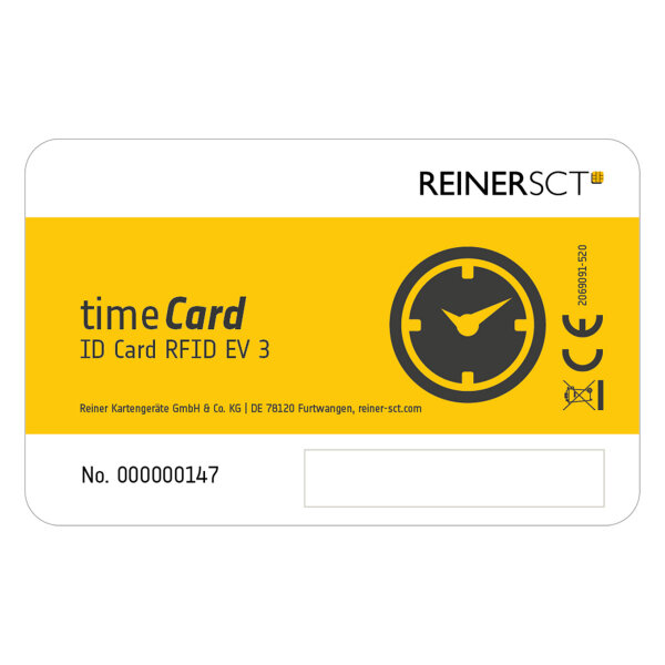 ReinerSCT timeCard Premium chip card 10 DES