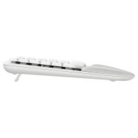 Logitech Wave Keys Keyboard with cushioned palm rest wireless Bluetooth LE QWERTY off-white (PAN)