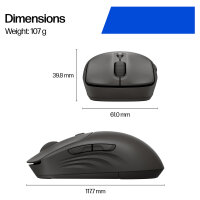 HP 405 Quiet Wireless-Maus EMEA-INT, schwarz