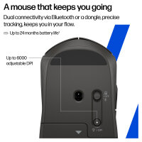 HP 405 Quiet Wireless-Maus EMEA-INT, schwarz