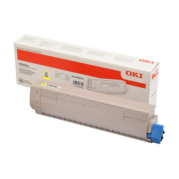 OKI C823 TONER YELLOW HC (46443101)