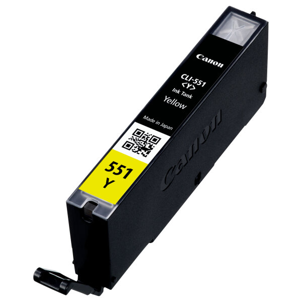 Canon Tinte CLI-551Y 6511B001 Gelb bis zu 347 Seiten gemäß ISO/IEC 24711