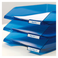 Dymo LabelWriter - D1 Etiketten Selbstklebend - 12 mm x 7 m - Blau auf Weiß - (S0720540)