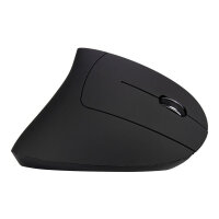 Inter-Tech AC KM-206R Maus Vertikal , ergonomisch für Rechtshänder, 6 Tasten ,Wireless