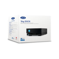 24TB LaCie 1big Dock Thunderbolt 3 Schwarz