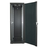INTELLINET Netzwerkschrank 32HE 800x800mm schwarz,montiert (Speditionsversand)