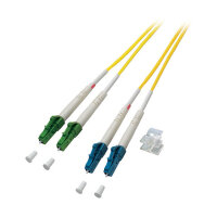 EFB Duplex Patchkabel LC/APC-LC OS2 G652D 15m LSZH 2mm gelb