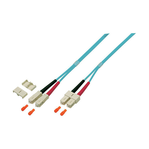 EFB Duplex Patchkabel SC-SC OM4 10m LSZH 3mm erikaviolett