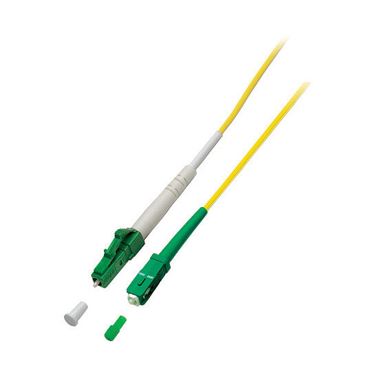 EFB Simplex Patchkabel LC/APC-SC/APC OS2 G657A2 10m LSZH 2mm gelb