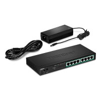 TRENDnet TPE-TG84 8-Port PoE Switch Gigabit PoE+ 120W