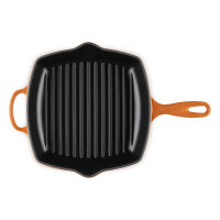 Le Creuset Grillpfanne Gusseisen Quad. Ofenrot 26 cm