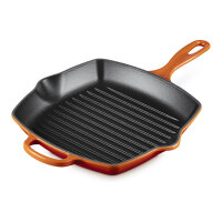 Le Creuset Grillpfanne Gusseisen Quad. Ofenrot 26 cm