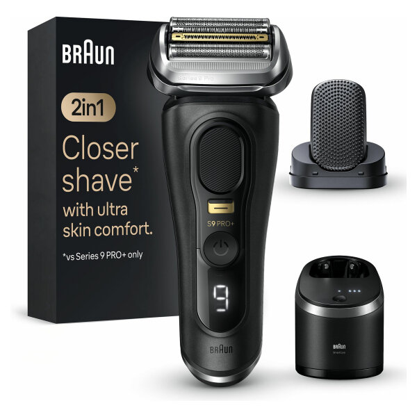 Braun Series 9 Pro+ 9590cc System wet&dry Atelier Black