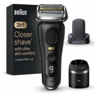 Braun Series 9 Pro+ 9590cc System wet&dry Atelier Black