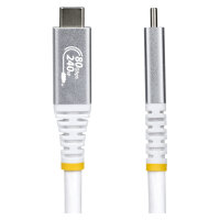 STARTECH.COM 1,5m USB4 Kabel 80Gbps USB-IF-zertifiziertes USB-C Ladekabel 240W 8K 120Hz-4K 240Hz DP2.1monitorkabel Thunderbolt 4