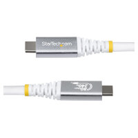 STARTECH.COM 1,5m USB4 Kabel 80Gbps USB-IF-zertifiziertes USB-C Ladekabel 240W 8K 120Hz-4K 240Hz DP2.1monitorkabel Thunderbolt 4