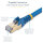 StarTech CAT6a Ethernet Cable - 0.5m - Blue Network Cable - Snagless RJ45 Cable - Ethernet Cord - 0.5 m / 1