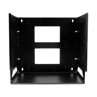 Wandmontage Server Rack mit Fachboden - 4HE - Anpassbar...