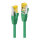 LINDY Patchkabel Cat6A RJ45 S/FTP Cat7 LSZH Kabel grün 1m